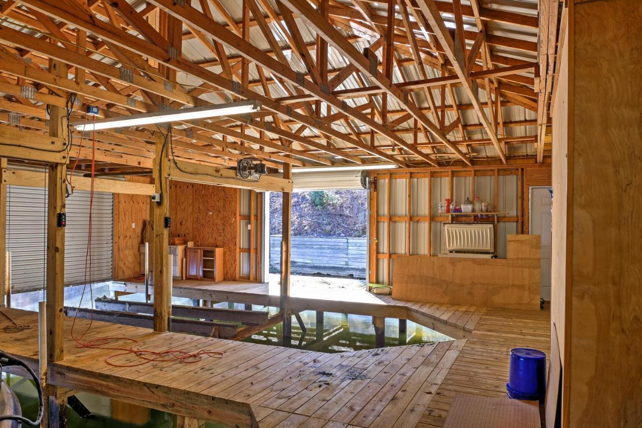 גאנטרסוויל Paradise Cove Cabin With Boathouse And Dock מראה חיצוני תמונה